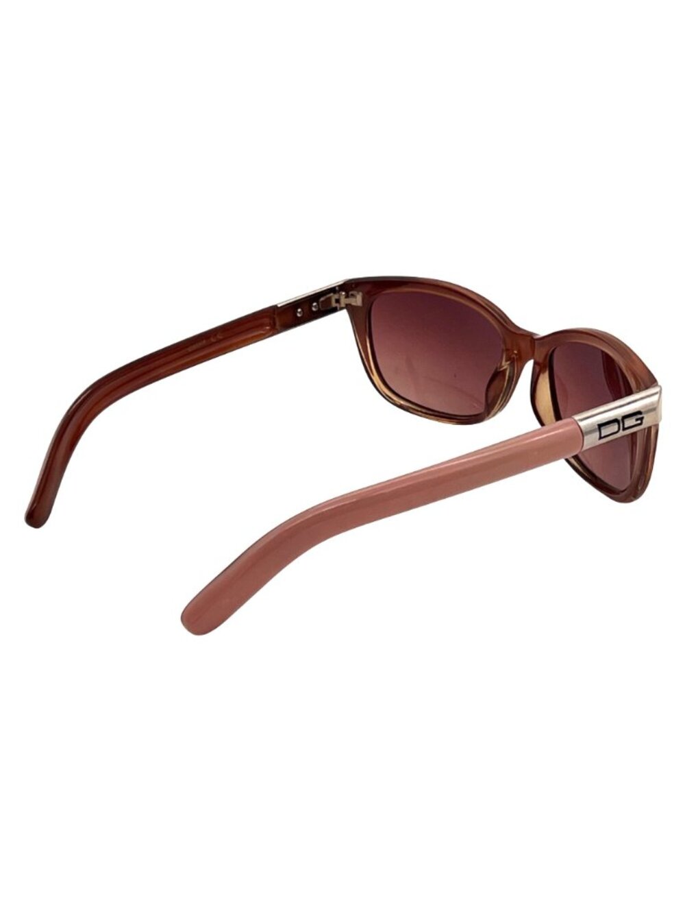 DG Dolce & Gabanna Womens Sunglasses 26363 Pink Frame With Brown Gradient Lenses - Picture 10 of 15
